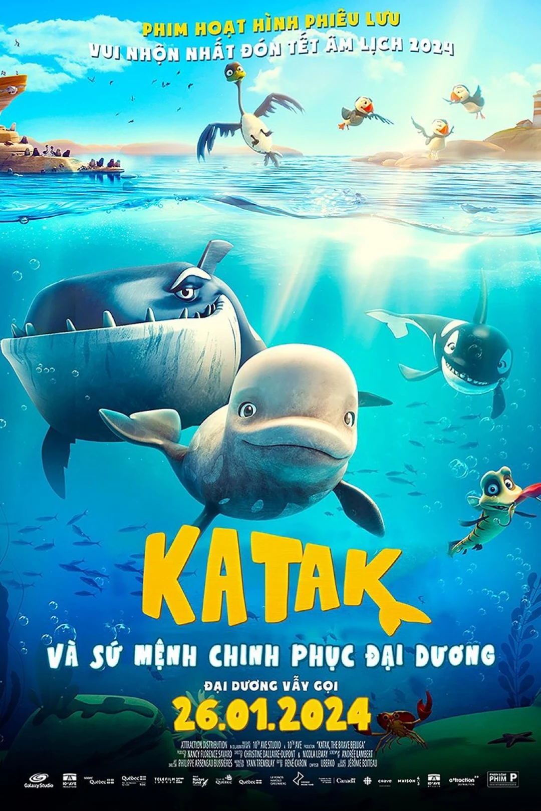 Katak và Sứ Mệnh Chinh Phục Đại Dương (Katak: The Brave Beluga) [2023]